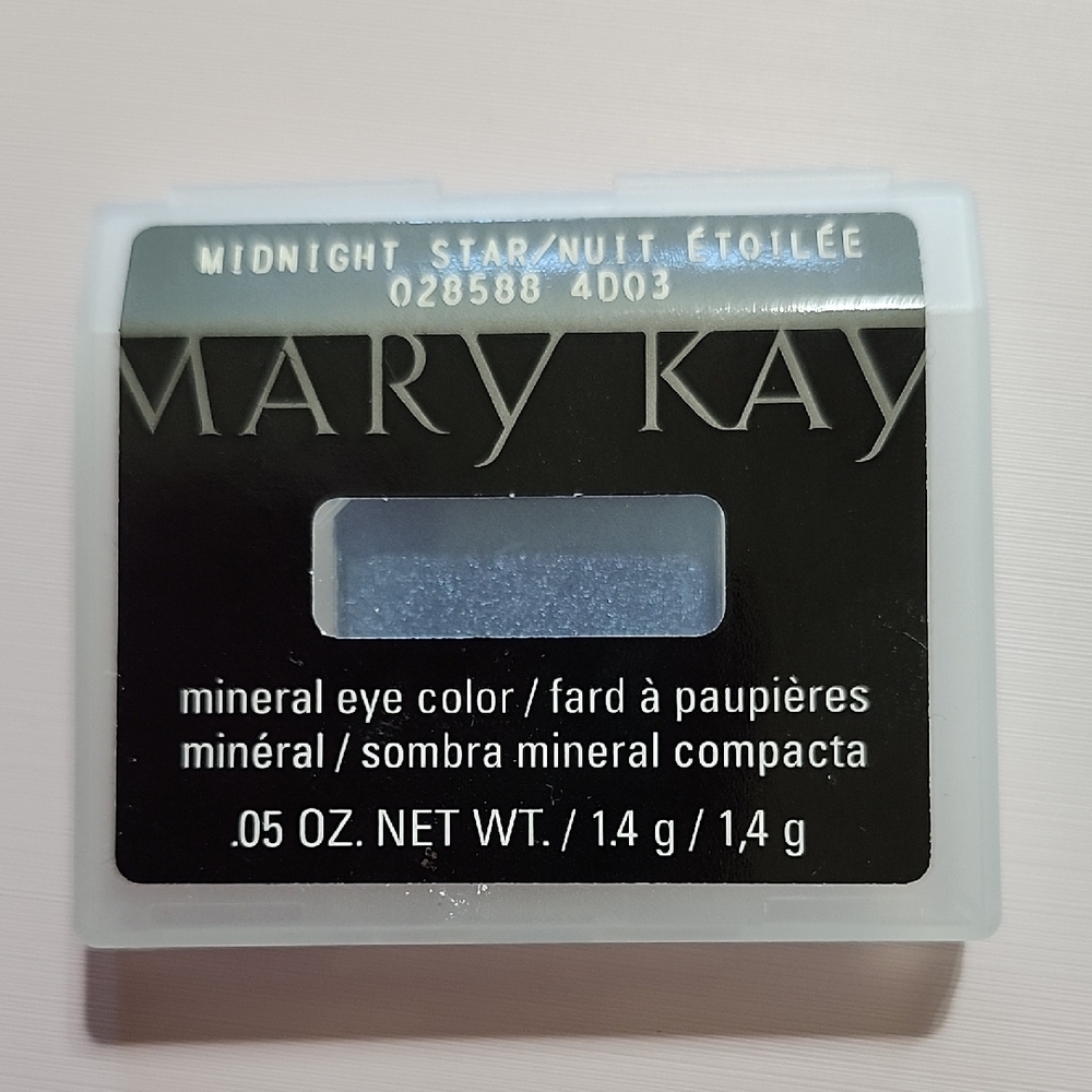 Mary Kay Blue Eye shadow Midnight Star mineral eye color makeup NEW!